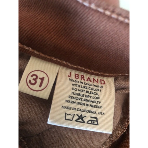 J Brand Superskinny Brown Jeans - Picture 8 of 10